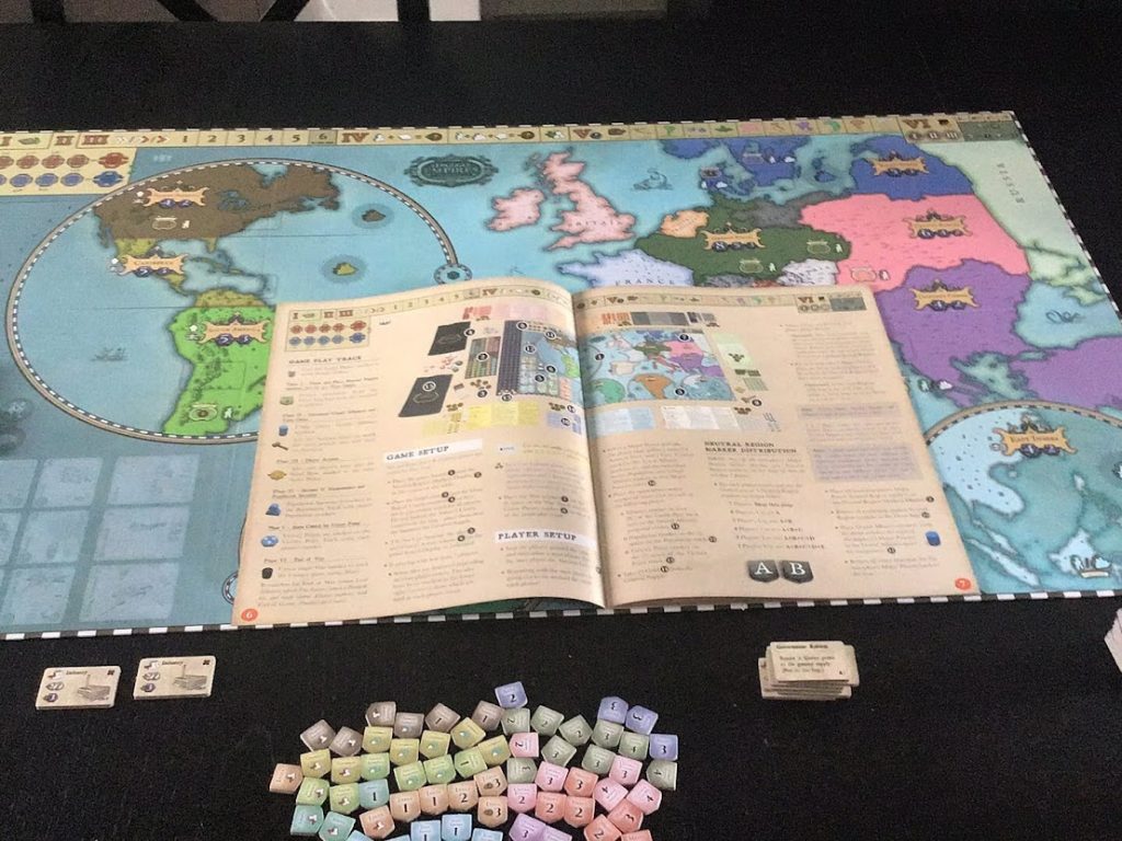 Struggle of Empires - Le plateau de jeu